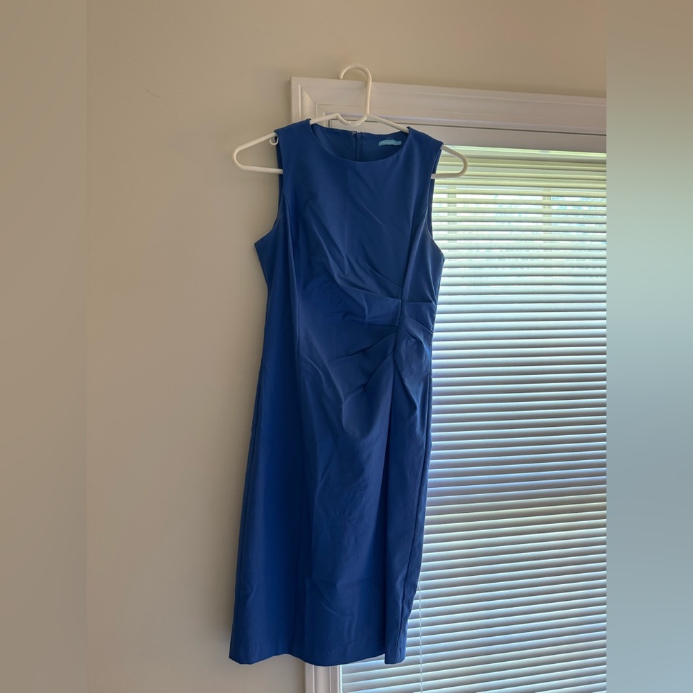 J. McLaughlin Royal Blue Midi Dress Size 2
